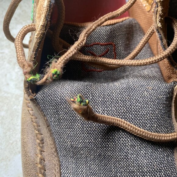 Twisted X Chukka Mens EcoTWX Casual Shoes Size 9.5M Brown/Gray Fabric & Leather - Picture 7 of 8